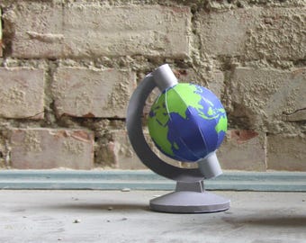 small Globe Papercraft PDF - DIY Template