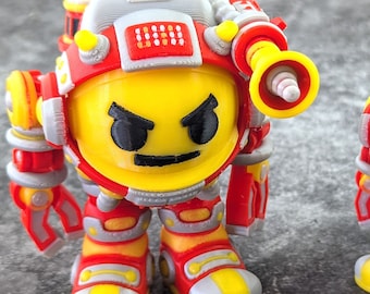 Articulated SpaceMoji: giocattolo antistress stampato in 3D, ornamento da scrivania