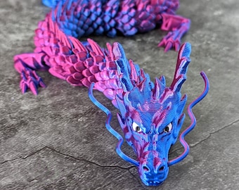 Articulated Dragon Fidget, Ornament, Sculpture