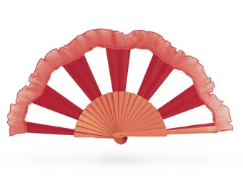 Napoli Red Hand-Fan I Khu Khu