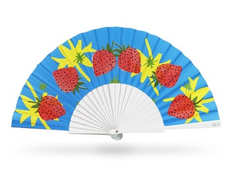 Strawberry Splash Hand-fan | Khu Khu