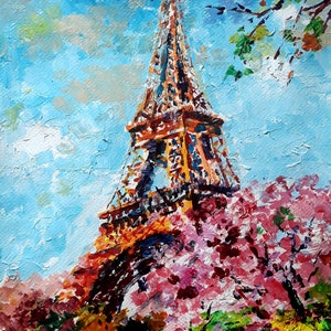 Torre Eiffel. Francia. Acrilico su carta 35 x 25 cm (13'x10'). José Camero