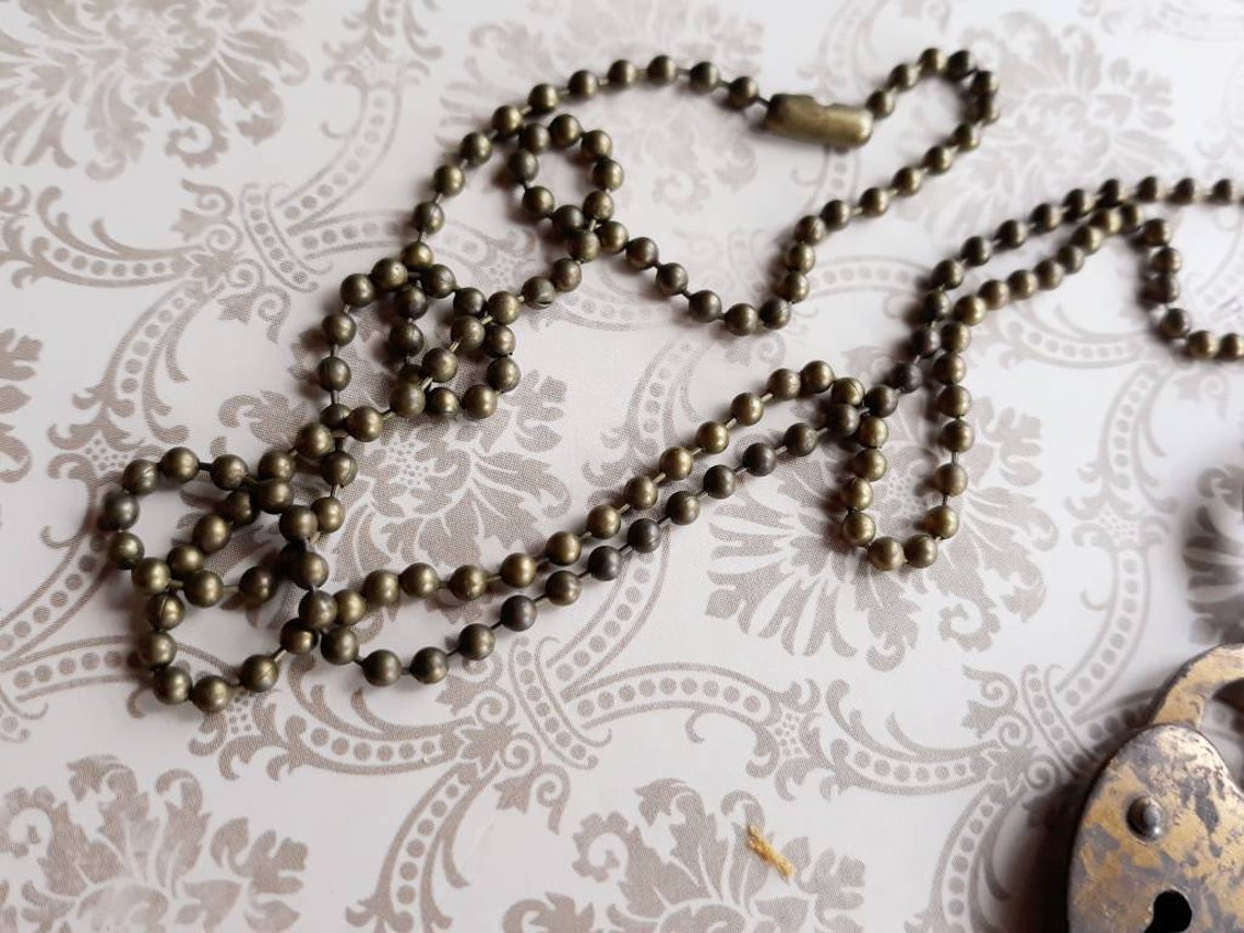 Vintage Clock Key Necklace Brass & Metal Key Charm Etsy