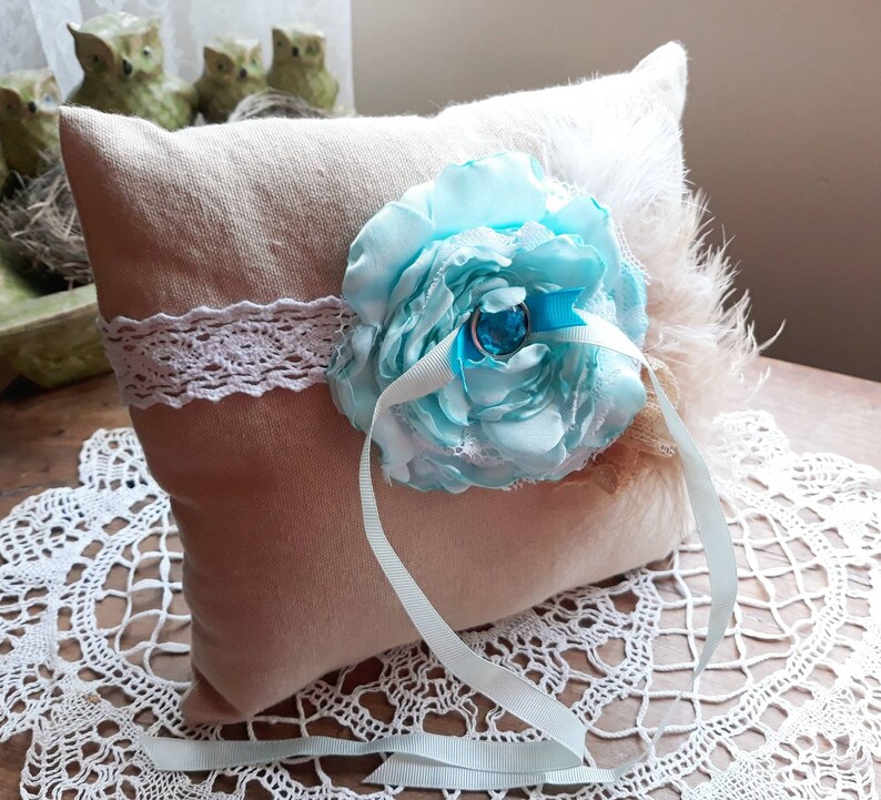 How To Tie Rings To Wedding Pillow