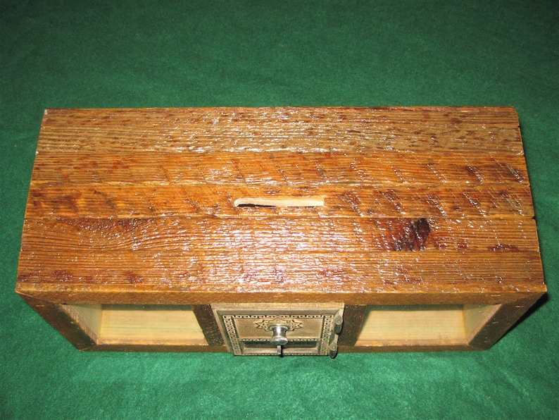 Extra Large ANTIQUE TOBACCO STICK Post Office Box Bank80100 Etsy