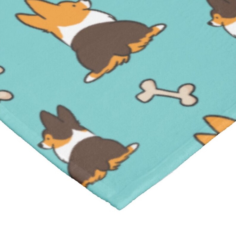 Corgi Butt Pattern Print Blanket