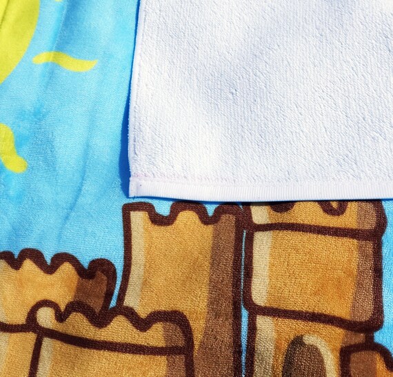 Serviette De Plage De Corgi Beach Party Imprimé Tissu éponge Welsh Corgi Summertime Fun Fait Sur Commande