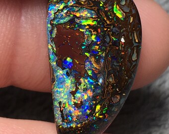 Gorgeous Multicolor Koroit Boulder Opal