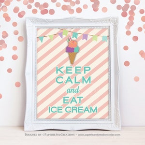 Ice Cream Sundae - Keep Calm And Eat Ice Cream