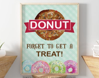 Donut Forget Us Cake Topper, Donut Topper, Donut Birthday, Two Sweet ...