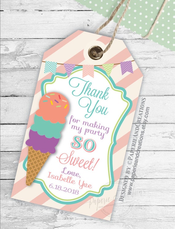 ice cream scoop favors cheap