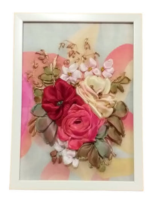 Buy Embroidered ribbon picture 'Morning bouquet online