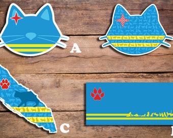 Aruba Cunucat Magnets - Cat Magnet Set, Choose Your Quantity and Designs