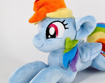 big rainbow dash stuffed animal