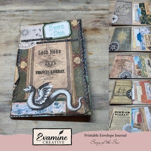 Digital Envelope Journal Kit Tutorial, Includes Printable Download, Instructions & video tutorial. Song of the Sea