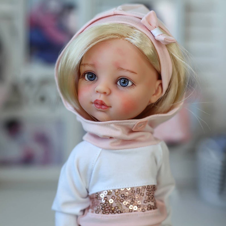 collection doll vinyl doll living doll interior Custom comission Paola Reina OOAK doll  repaint doll custom doll