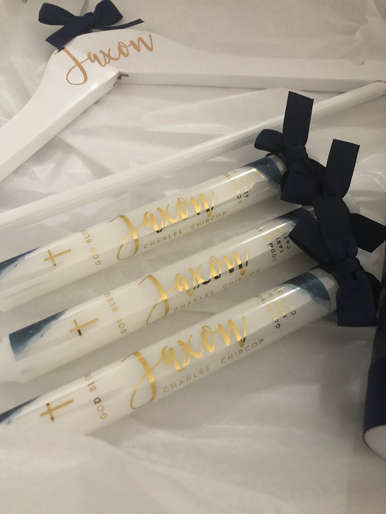 Taper Candle Baptism Candle Christening Candle Ceremony Etsy Australia