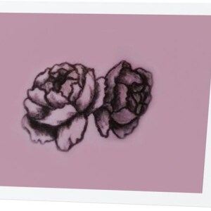Peonies (Roses) Greeting Card