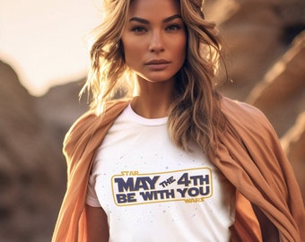 5月4日グラフィックTシャツ - レディースクルーネック
