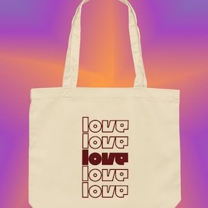 Love - Borsa tote ecologica