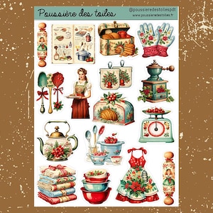 Réf 48 Feuille d’autocollants, Stickers, Autocollants Bullet Journal, Autocollants Planner, Autocollants Scrapbook, Autocollants Journal