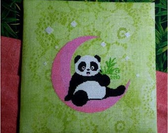 Grille point de croix : Panda rose PDF