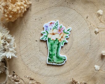 Needle magnet flower boots spring