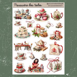 Réf 61 Feuille d’autocollants, Stickers, Bullet Journal, Autocollants Planner, Autocollants Scrapbook, Autocollants Journal