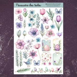 Réf 28 Feuille d’autocollants, Stickers, Autocollants Bullet Journal, Autocollants Planner, Autocollants Scrapbook, Autocollants Journal