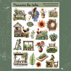 Réf 29 Feuille d’autocollants, Stickers, Bullet Journal, Autocollants Planner, Autocollants Scrapbook, Autocollants Journal