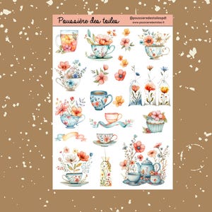 Réf 20 Feuille d’autocollants, Stickers, Bullet Journal, Autocollants Planner, Autocollants Scrapbook, Autocollants Journal