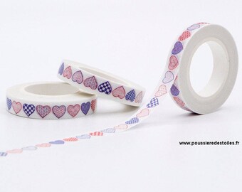 Washi tape heart 10 m