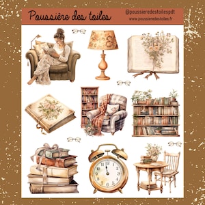 Réf 004 Feuille d’autocollants, Stickers, Bullet Journal, Autocollants Planner, Autocollants Scrapbook, Autocollants Journal