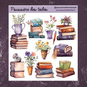 Réf 15 Feuille d’autocollants, Stickers, Bullet Journal, Autocollants Planner, Autocollants Scrapbook, Autocollants Journal