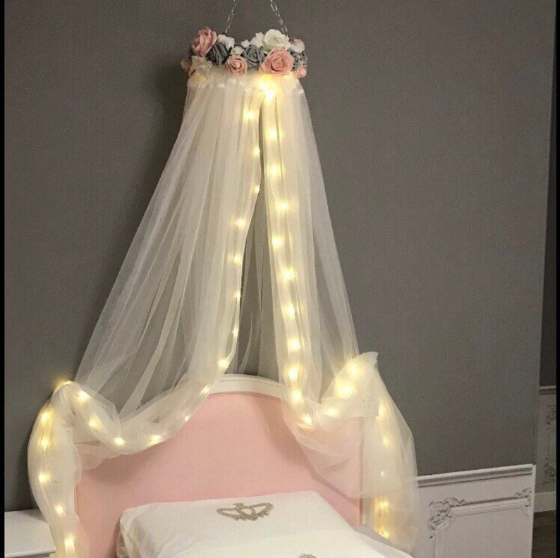 Cot canopy DAISY Handmade bed canopy nursery cot canopy Etsy