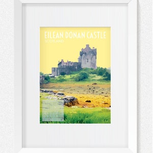 Eilean Donan Castle, Scotland, Digital download, Scottish Landscape, Art Print