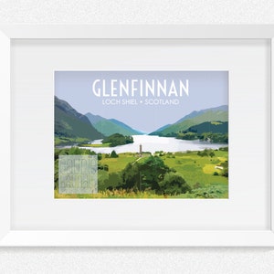 Glenfinnan Monument, Scotland, Digital download, Scottish Landscape, Art Print