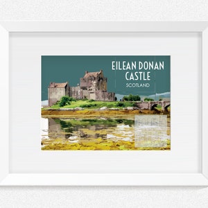 Eilean Donan Castle, Scotland, Digital download, Scottish Landscape, Art Print