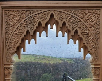Alhambra Palace Wooden Window Surround
