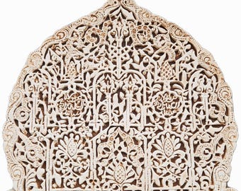 Hand Carved Alhambra Stucco Wall Art | Comares Palace Design