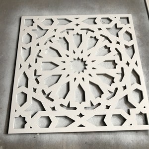 Geomtric Square Wooden panel