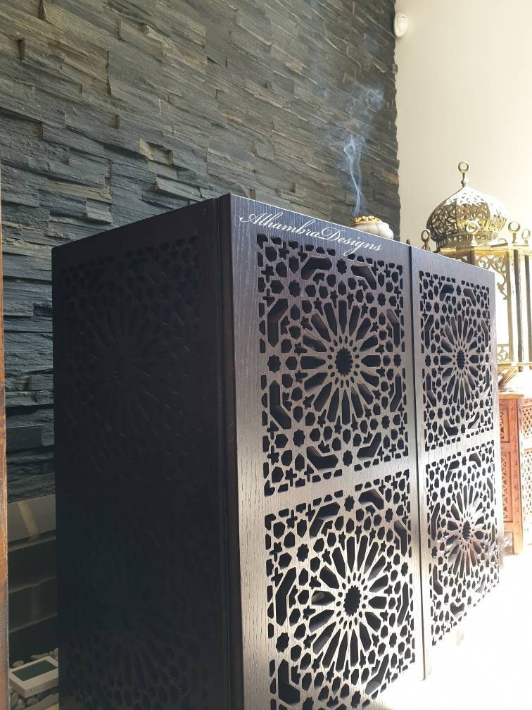 Meuble Tv Design Islamique Géométrique Par Alhambradesigns