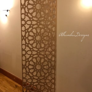 Large Geometric Wooden panel