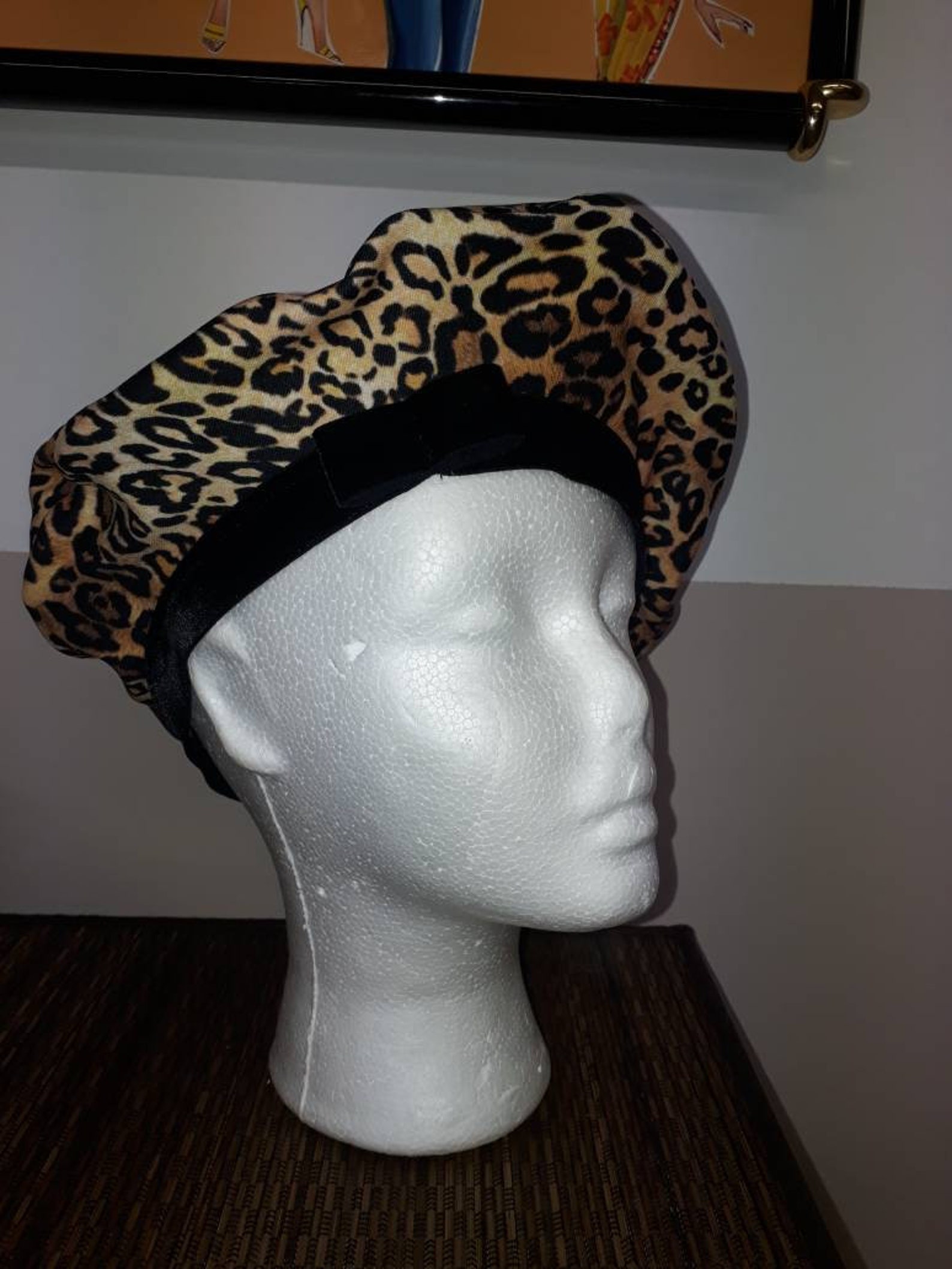 BASCO for Spotted Woman, Beret-type Cap, Basque French, Spotted Fabric