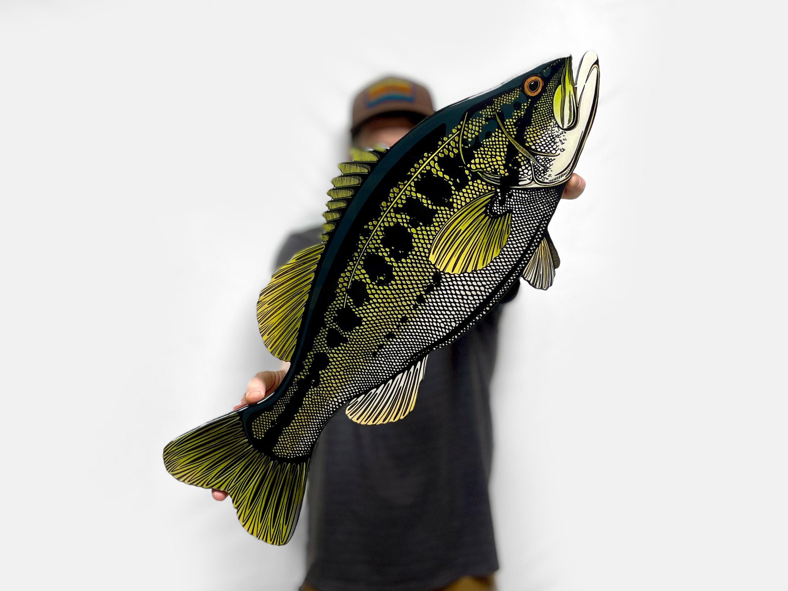 Large mouth Bass　壁掛け剥製 Reproduction Largemouth Bass Heads | Waters by Klaus