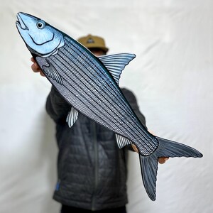 Bonefish || Fish Print Mount Wall Art || Hand Drawn Nautical and ...