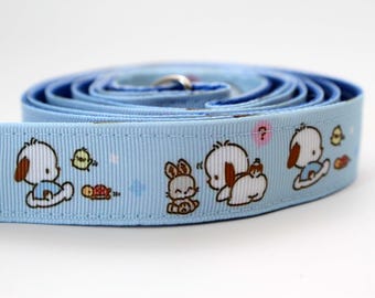 DOG LEASH KAWAII new dog owner gift for fur baby gift idea for cute kawaii fan dog leash for boy dog bestie gift power blue dog collar cute
