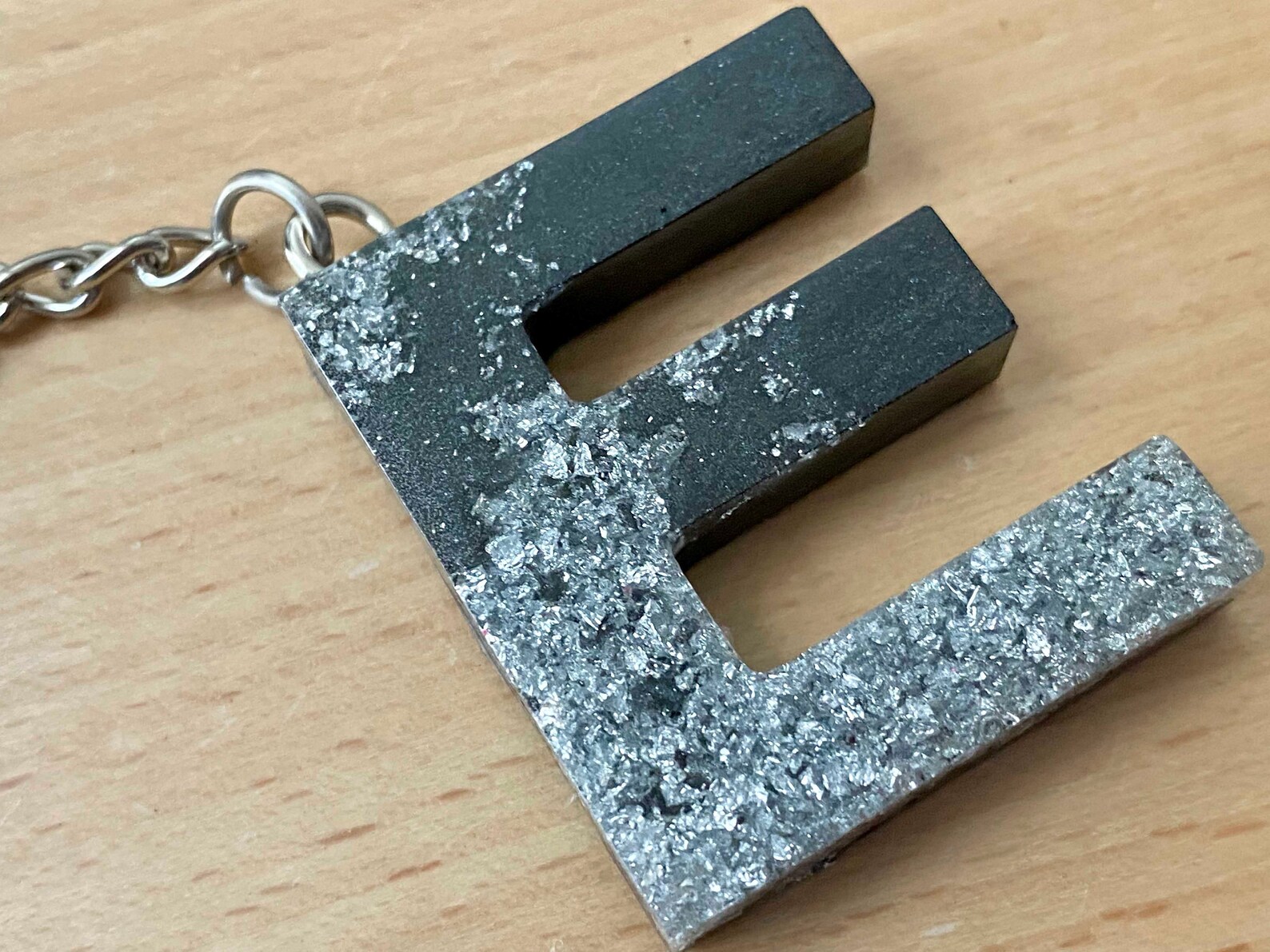 LETTER E KEYCHAIN colorful and unique letter keychains fun Etsy