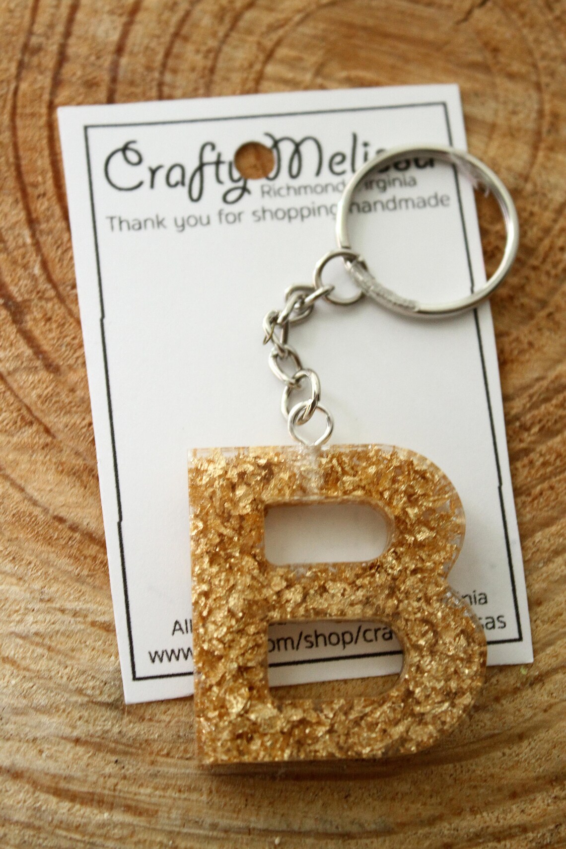 LETTER B KEYCHAIN Colorful and unique letter keychains fun Etsy