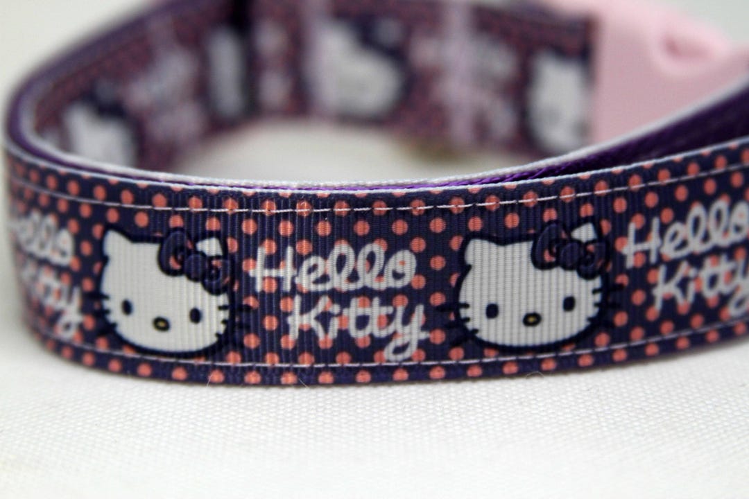 HELLO KITTY COLLAR Sanrio Dog Collar Hello Kitty Dog Collar and ...